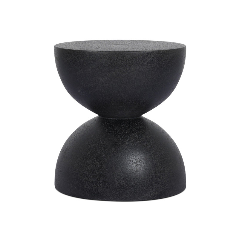 Stone Top End Table