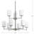 Steelville 9 - Light Dimmable Tiered Chandelier-1357181360