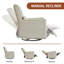 Faux Leather Chaise Lounge
