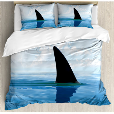 Shark Modern & Contemporary Duvet Cover