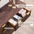 6-Drawer Dresser With Fluted Design And Gold Accents-1734747326