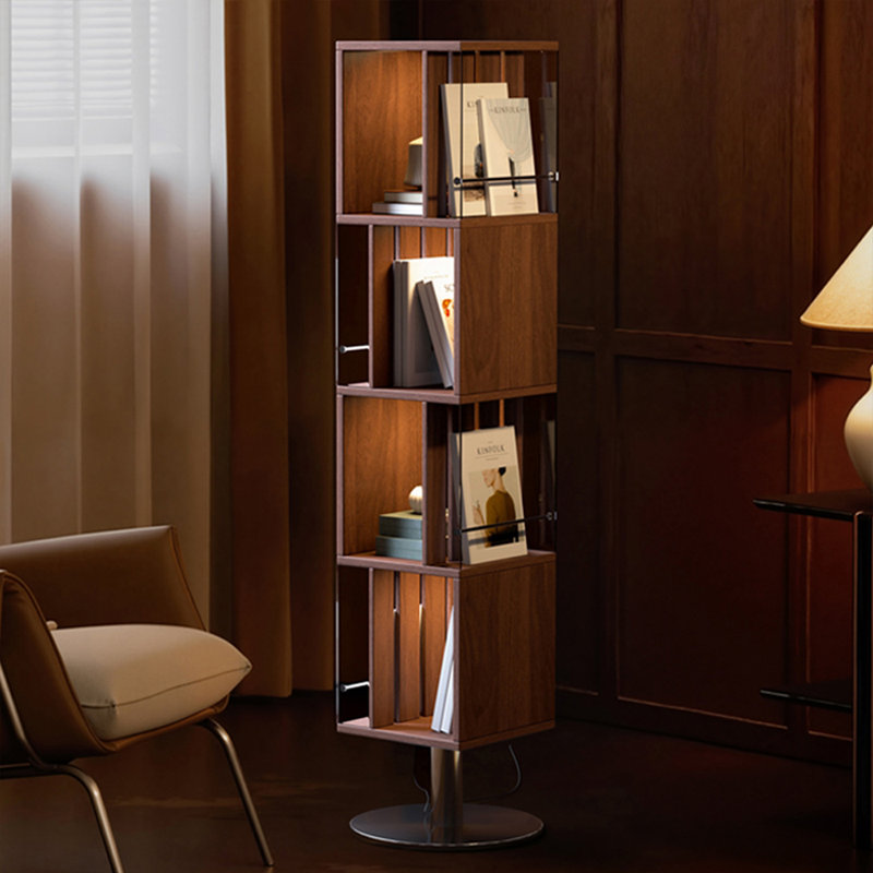 Brown Modern Solid wood Standard Bookcase