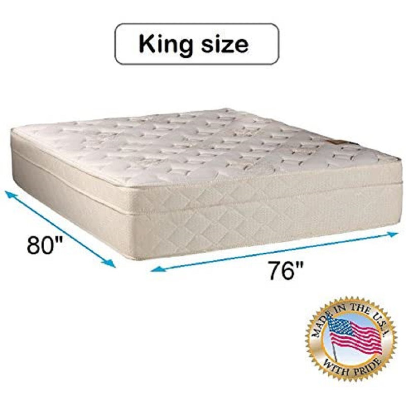 Alwyn Home Rueda 13'' Firm Innerspring Mattress and Box Spring, King