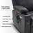 22.8" Wide Dual Motor Power Recliner Lift Chair with Massage and Heat, Infinite Position, Faux Leather-82924344