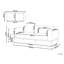 MALMOS 2 Seater Sofa-108205057