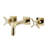 Kingston Brass Millennium Two-Handle 3-Hole Wall Mount Bathroom Faucet-50580055-113043151