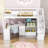 Halchak Kids Twin Loft Bed with Drawers-1464966756