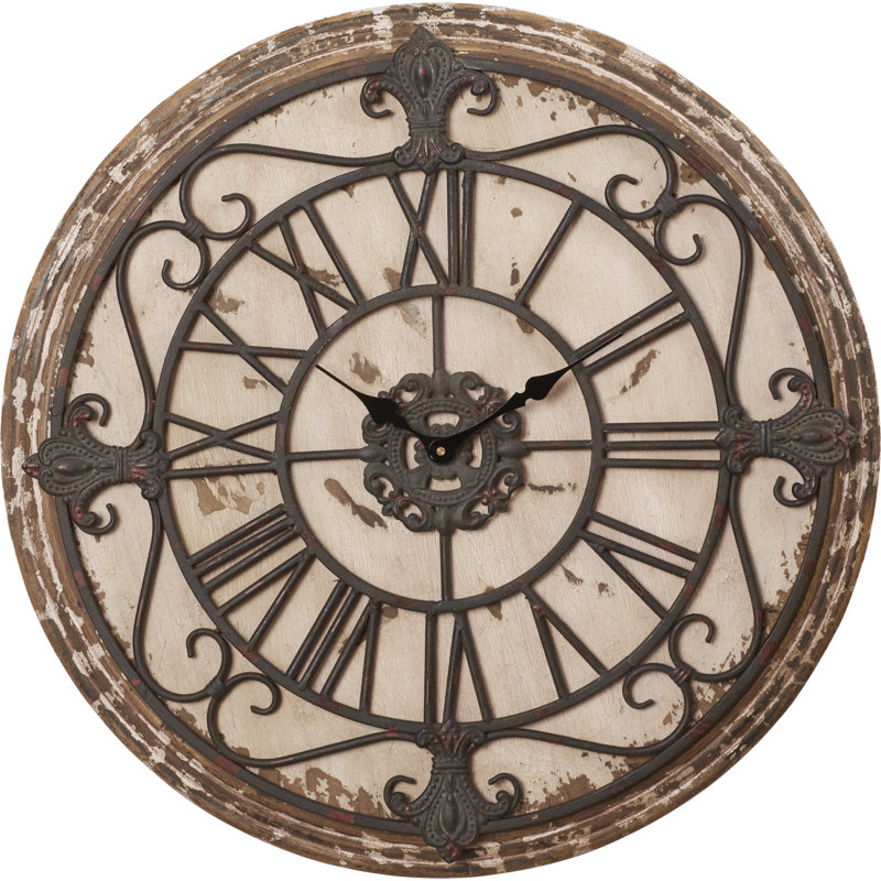 Holladay Solid Wood Wall Clock