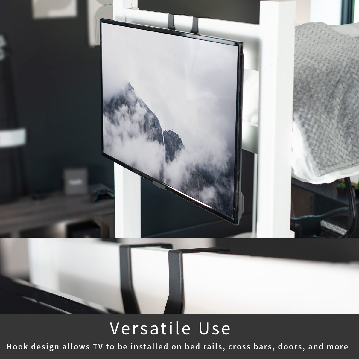 VIVO TV Hanger Bracket for 24" to 55" Screens, Loft Bed TV Mount, MOUNT ...