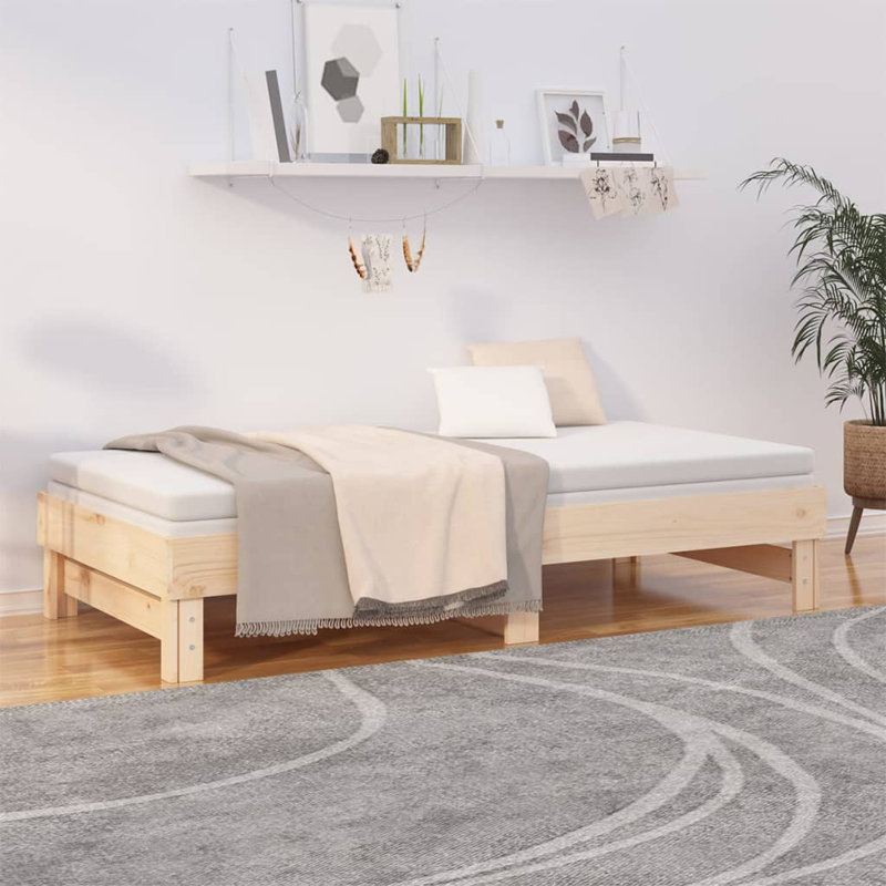 Solid Wood Daybed, Small Single (2'6), Natural