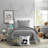 Corbin and Angelietta Solid Microfiber Reversible Quilt Set-1455523098-1455523100