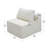 Boneless Single Middle Sofa, Compression Sectional Sofa Compenont, Corduroy-796038516