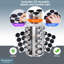Buckingham Stainless Steel Rotating Spice Rack including Glass Jars 