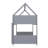 Twin Over Twin House Inspired Floor Bunk Bed With Headboards Included-117530602