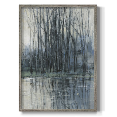 Morning Drizzle II Framed Print - Solid Wood