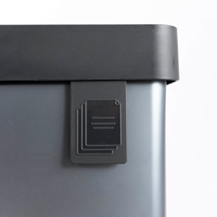 Curver Verto 54 Litre Touch Top Kitchen Recycling Bin 