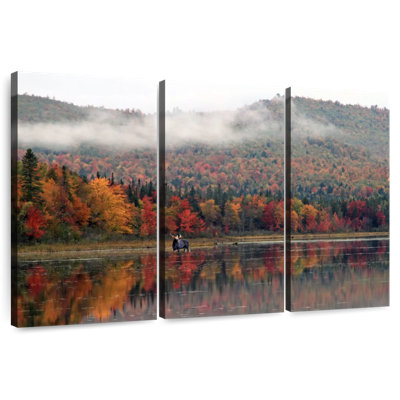 Alvord Autumn In Androscoggin River