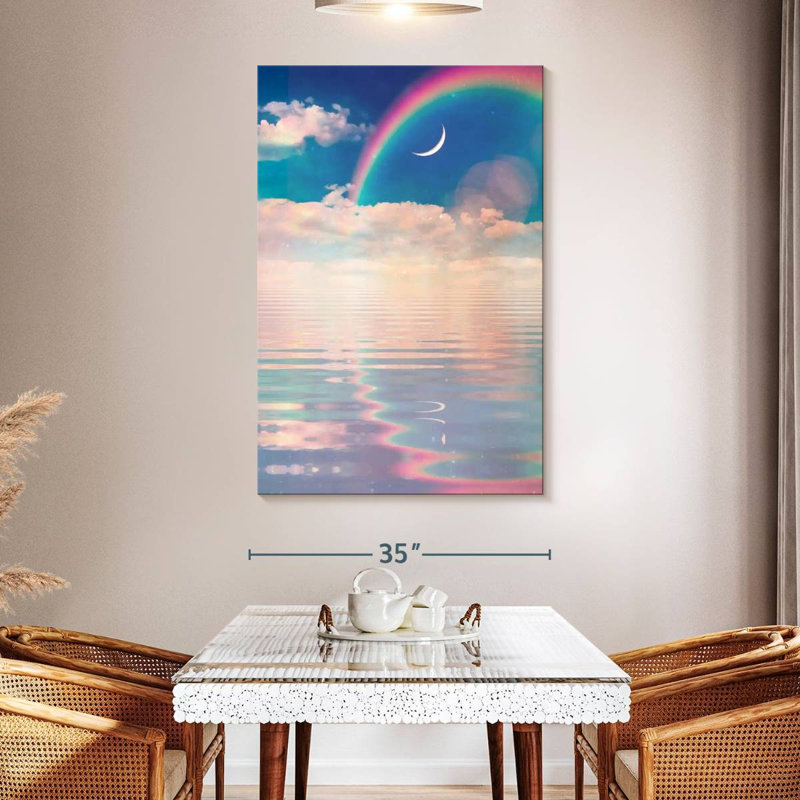 Kelan Rainbow Vibes, 51" H x 34" W