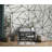 Geometric Polygonal Black And White Triangles Removable Wallpaper-1178621649