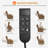 Zisel Oversized Dual Motor Lay Flat Power Lift Recliner Chair For Big & Elderly People With Massage, Heating, USB & Type-C Ports, Beige-310177275