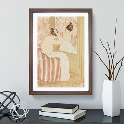 The Coiffure by Mary Cassatt - Picture Frame Graphic Art