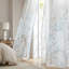 Panneau de rideau simple diaphane avec œillets 50 x 84 po Cecily Aqua-470842249-455350466