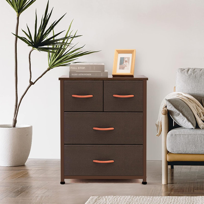 Fosteen 21.2'' W 4 - Drawer Dresser, Brown