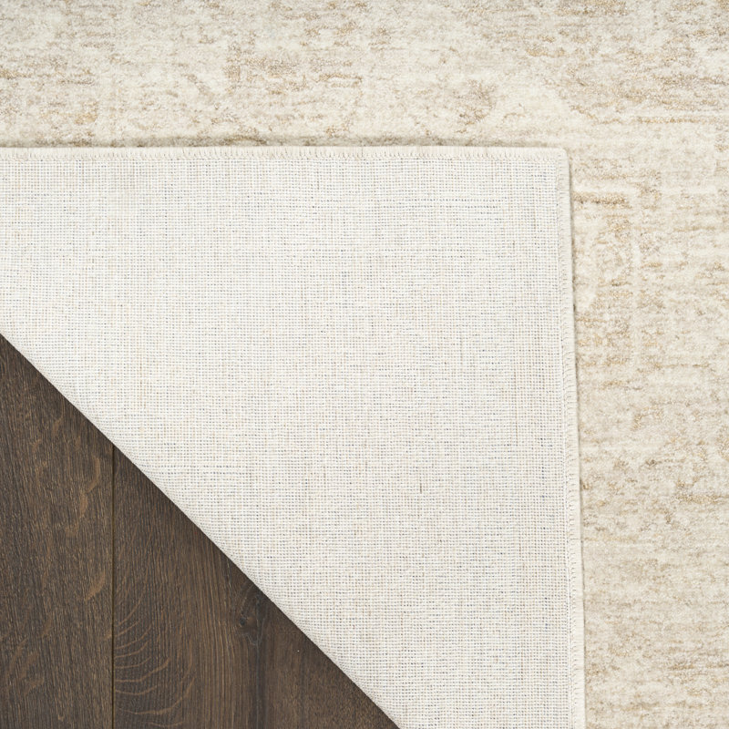 Tapis d'intérieur beige 4 pi x 6 pi DCLY Pure Shades, Rectangle 4pi x 6 pi