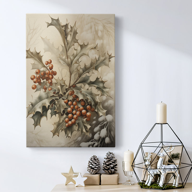 Art des Fêtes de Noël - Toile tendue avec châssis DCCVI, H 60 po x l 40 po