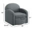 Fauteuil pivotant à 360 ° Edie Chic-1804909503