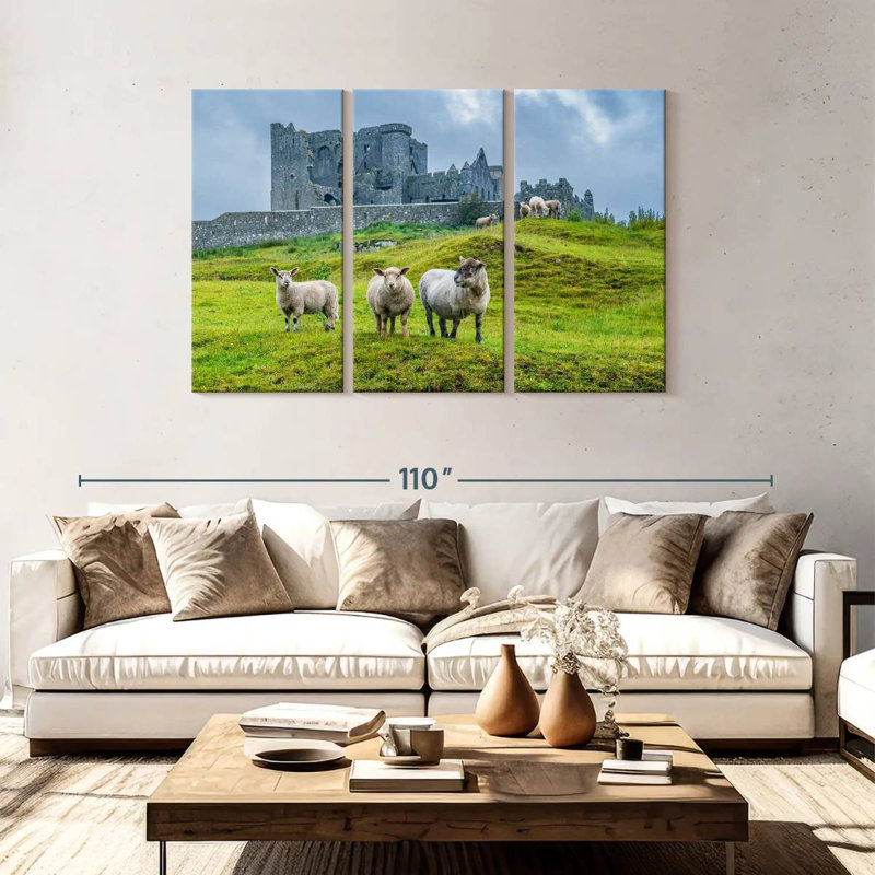 Brampt roche de mouton Cashel, H 48 po x l 74 po