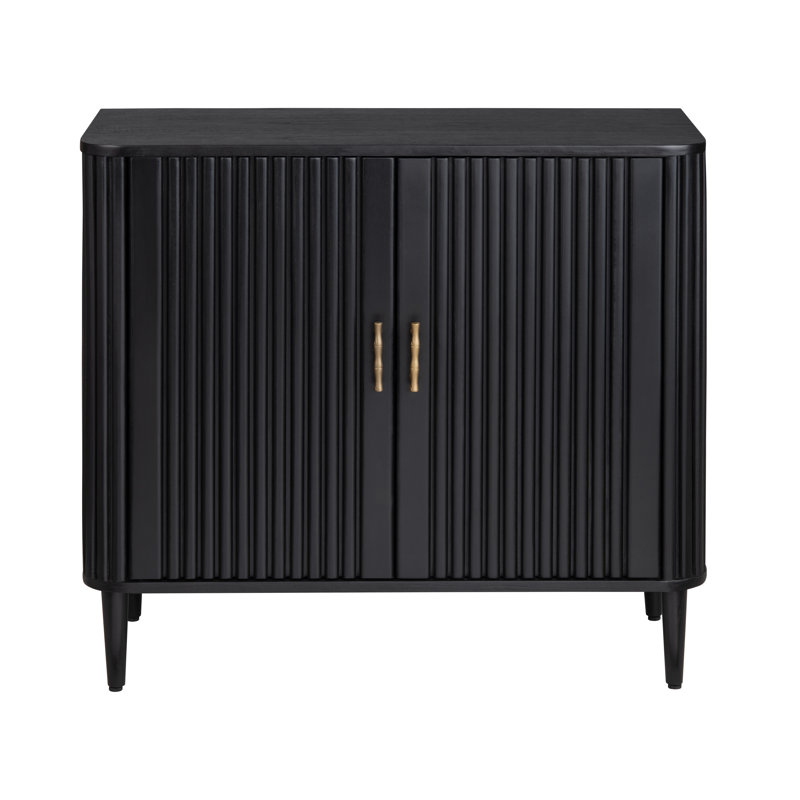 Black 2-Door Cabinet
