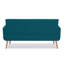 Pacific en bleu antique, style Mid-Century avec capitonnage carré, style moderne bleu