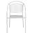 Chanea Curved Back Steel Patio Arm Chair-1554227623