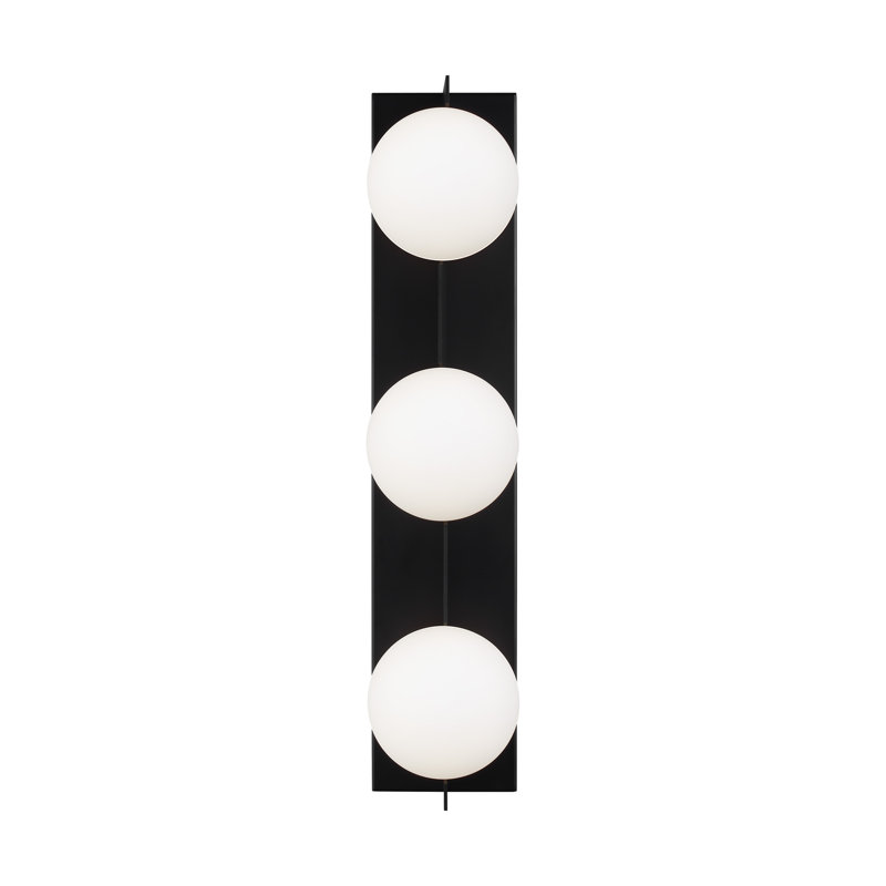 Orbel 3 - Light Vanity Light, Matte Black, No
