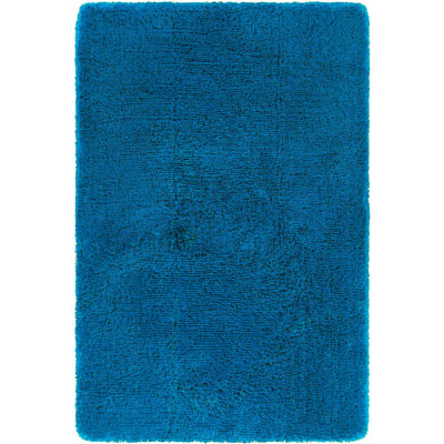 Chandra Rugs Giulia Collection Plush Modern Contemporary Hand-Woven Silver White Grey Shag Polyester Pile Material Handmade Area Rug