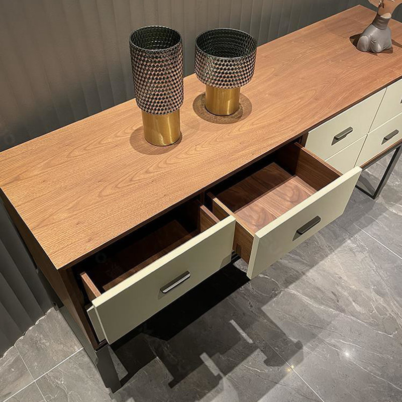 Buffet de rangement moderne à 8 tiroirs