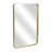 30" Gold Metal Accent Mirror