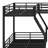 L-Shaped Bunk Bed With Loft Bed, Slide And USB Ports-1085951186