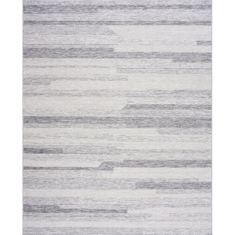 Aylin Gray & Beige Striped Indoor / O...