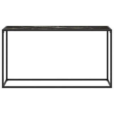 Eunita Glass Top Console Table