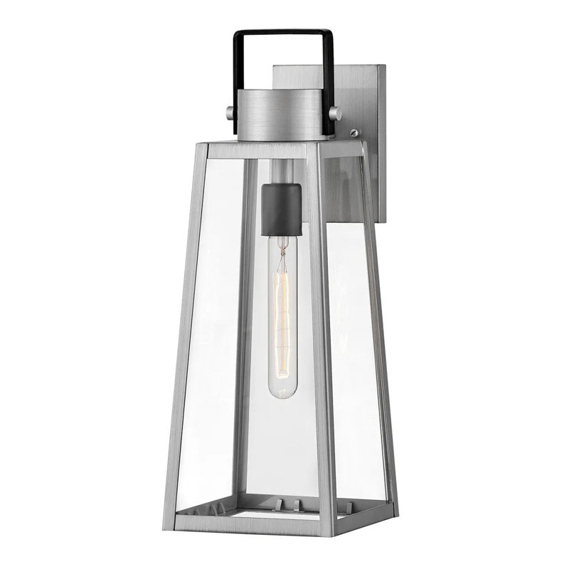 Lanterne murale d'extérieur Kiwa, gris, H 19 po x l 7 po x P 8,5 po