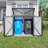Outdoor Trash Can Storage Shed For 2 Bins