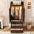 Porte en bois brun