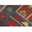 Tapis géométrique en laine Kilim