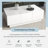 Multifunctional Coffee Table with 2 large Hidden Storage Compartment, Extendable Cocktail Table with 2 Drawers, High-gloss Center Table with Sliding Top for Living Room-111115915