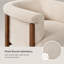 Fauteuil demi-tonneau 31,7 pouces Mid Century-462115957