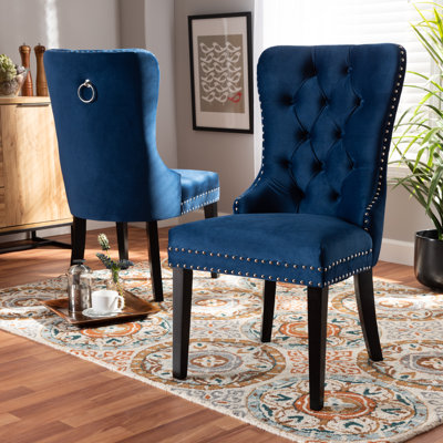 Kiyohiko Buei Tufted Upholstered Wingback Parsons Chair