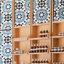 Carreau de mur et de sol à motif ciment 8 po x 8 po Reno-40181190