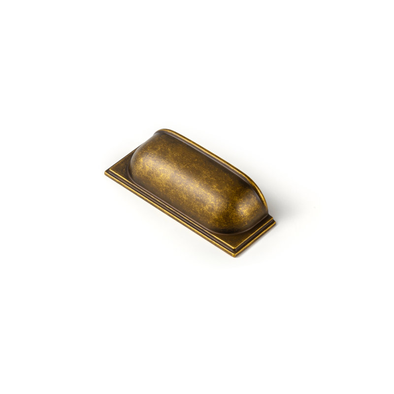 Ensemble de poignées pour tasses, Laiton antique, 3"